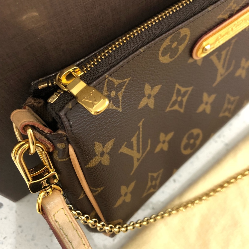 SOLD!! Authentic Louis Vuitton Eva crossbody - Picture 3 of 8